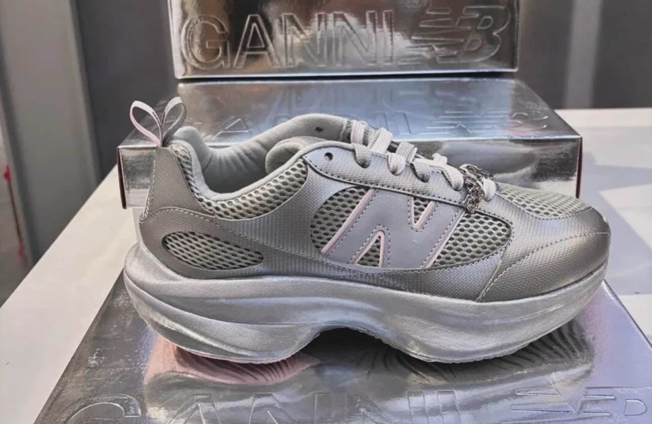 GANNI x New Balance Warped Runner "Metallic Silver"