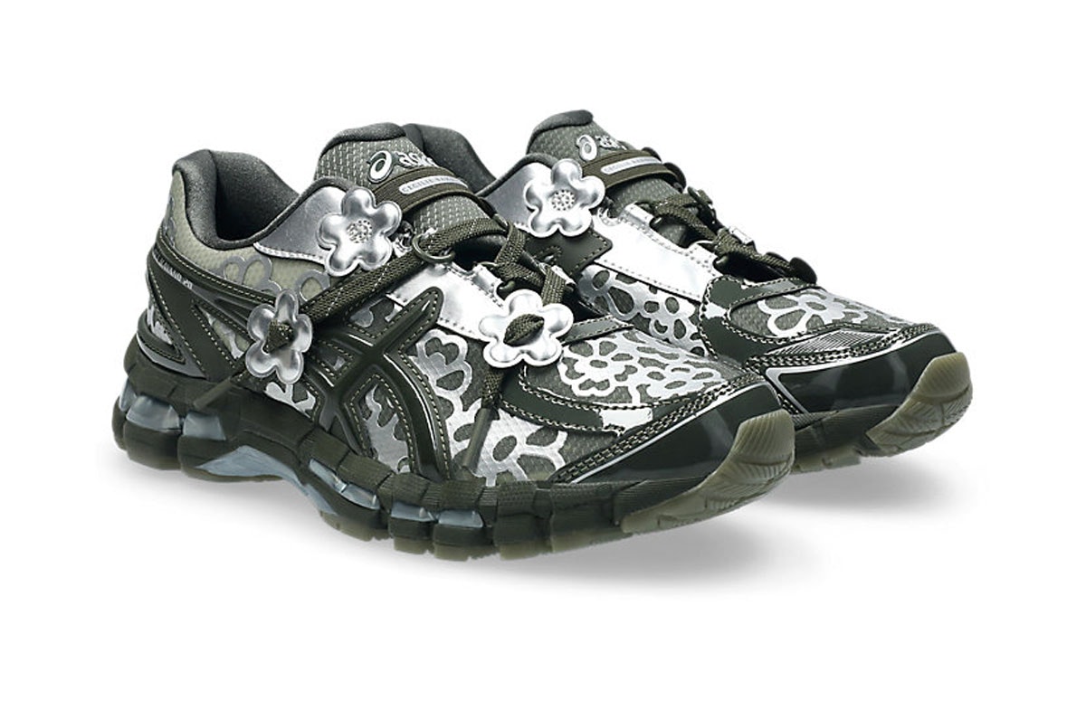 Cecilie Bahnsen x Asics Gel-Kayano 20 Olive Canvas