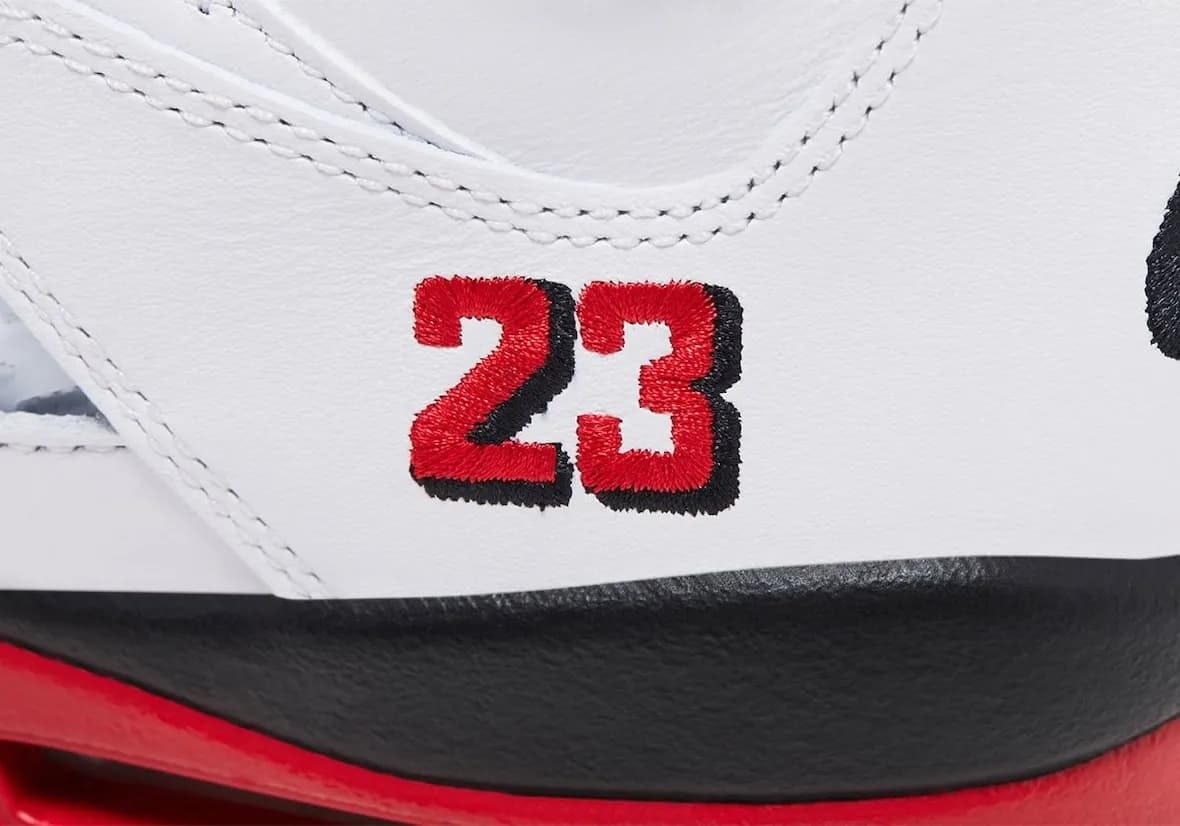 Air Jordan 5 Fire Red “Black Tongue”