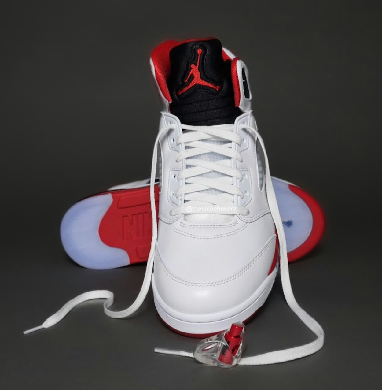 Air Jordan 5 Fire Red “Black Tongue”