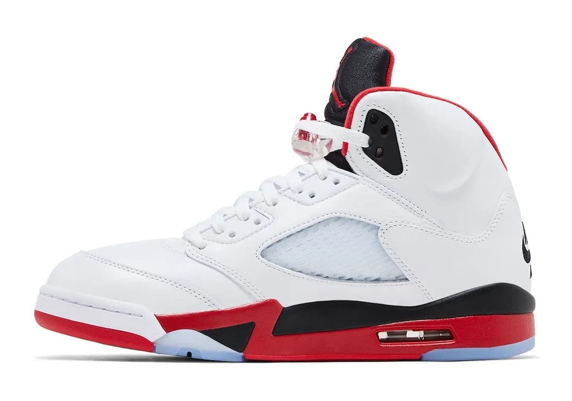 Air Jordan 5 Fire Red “Black Tongue”