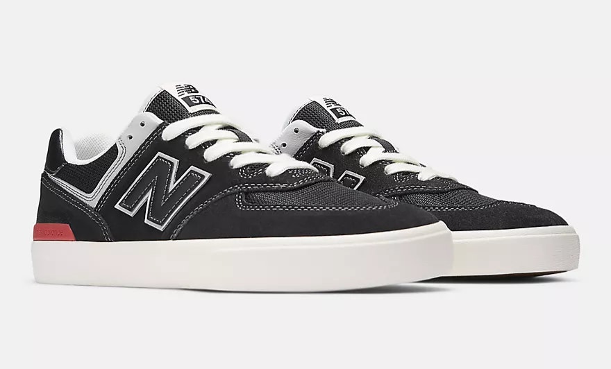 New Balance Numeric 574 Vulc "Black White"