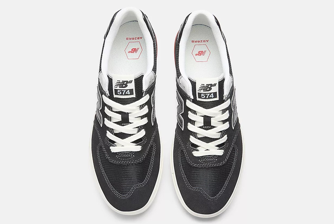 New Balance Numeric 574 Vulc "Black White"