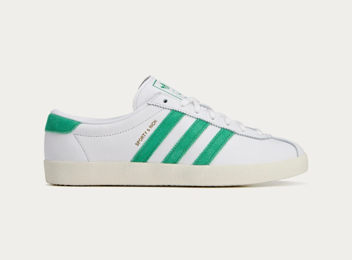 Sporty & Rich x adidas Blanc White Court Green