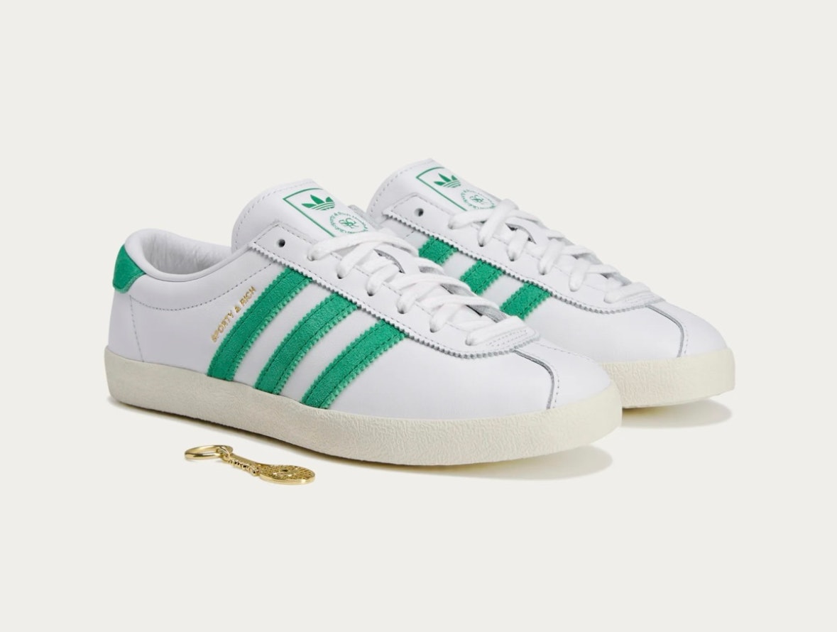 Sporty & Rich x adidas Blanc White Court Green