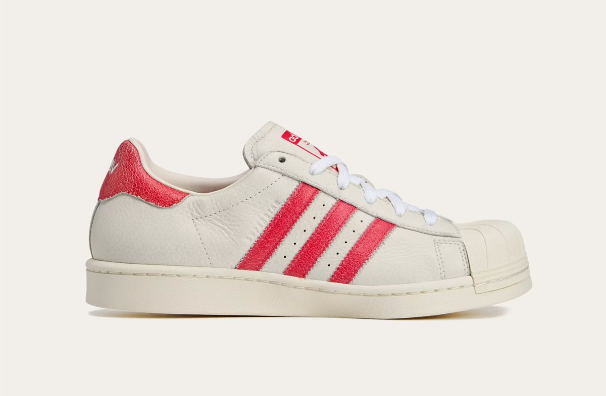 AVAVAV x adidas Superstar Modified Crystal White Red
