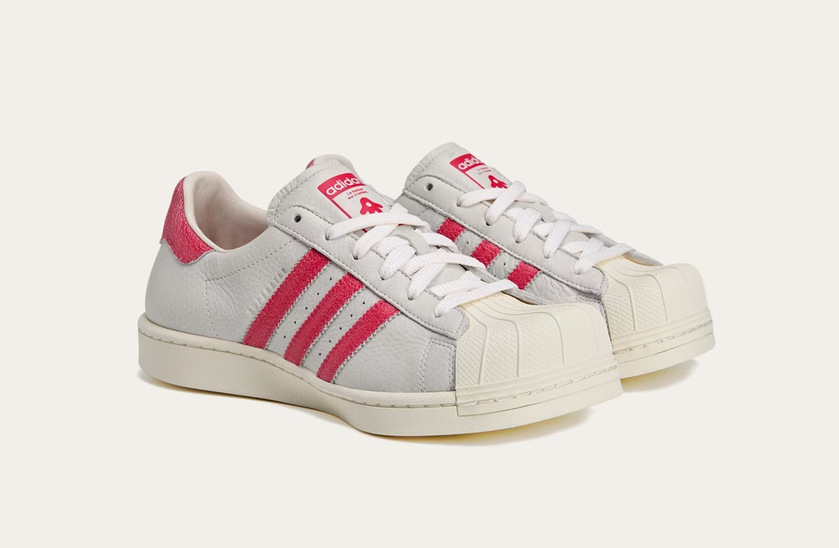 AVAVAV x adidas Superstar Modified Crystal White Red