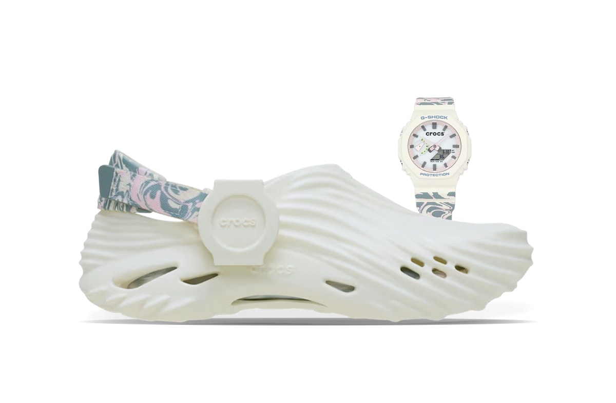 G-SHOCK x Crocs Echo Wave White Bundle