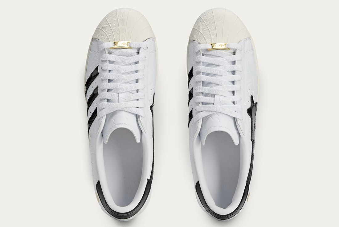 BAPE x adidas Superstar Vintage "Bape White Black"