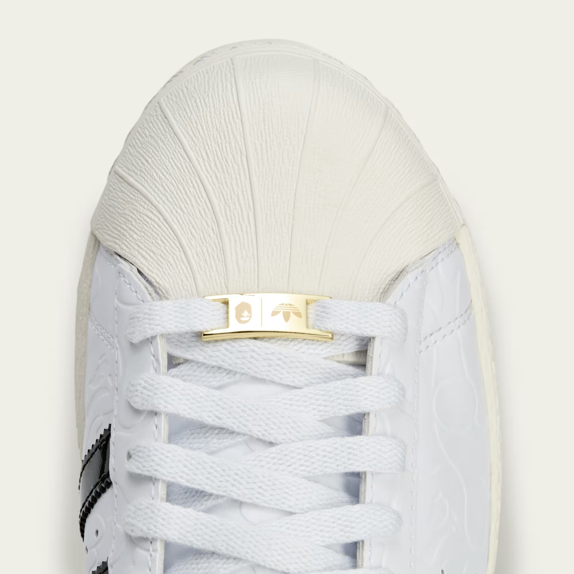 BAPE x adidas Superstar Vintage "Bape White Black"