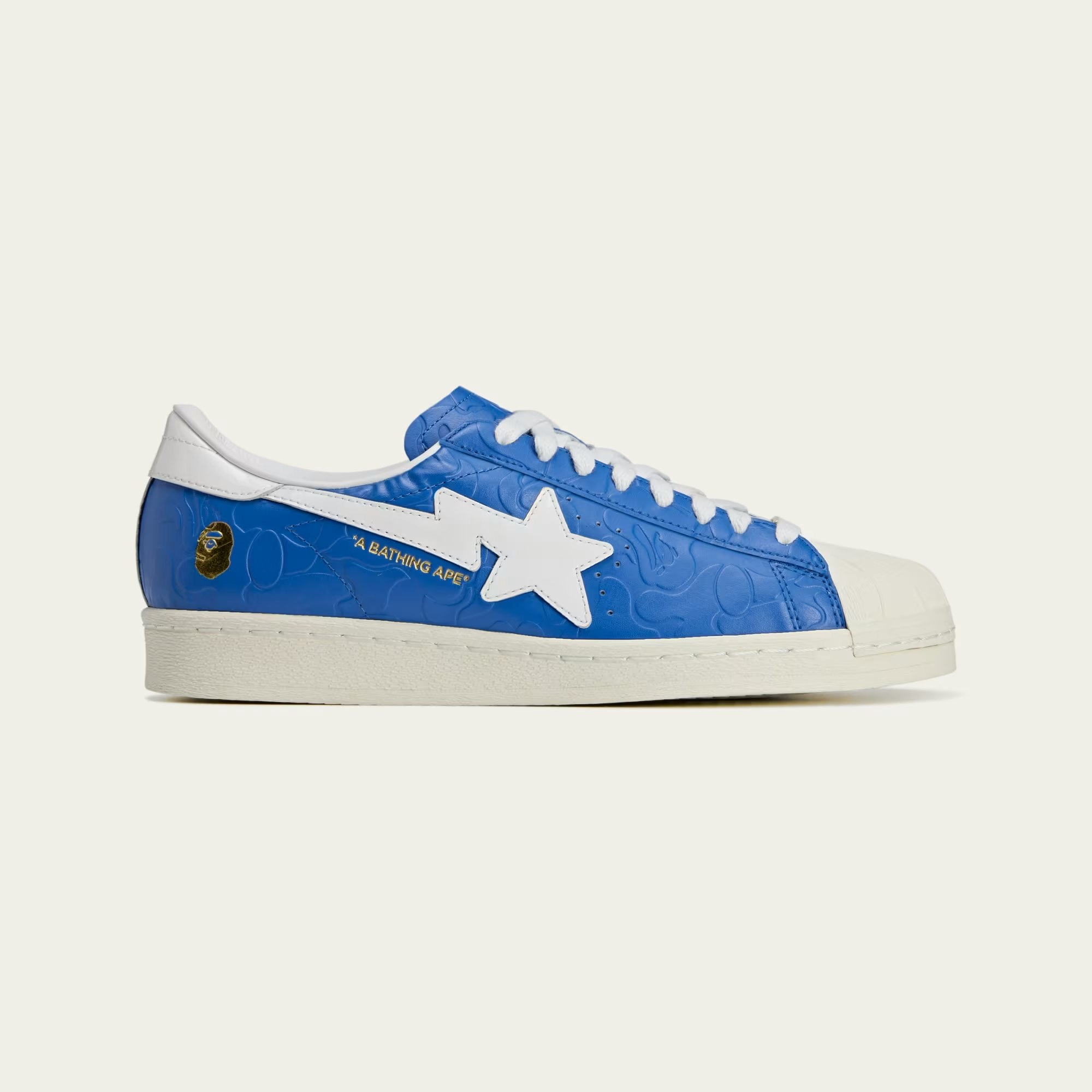 BAPE x adidas Superstar Vintage "Bape Blue White"