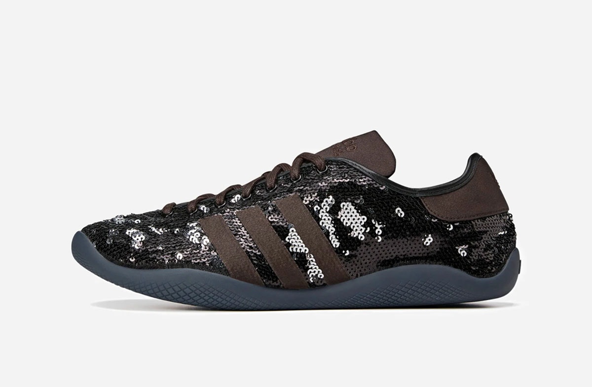 Wales Bonner x adidas Karintha Sequin Silver Brown
