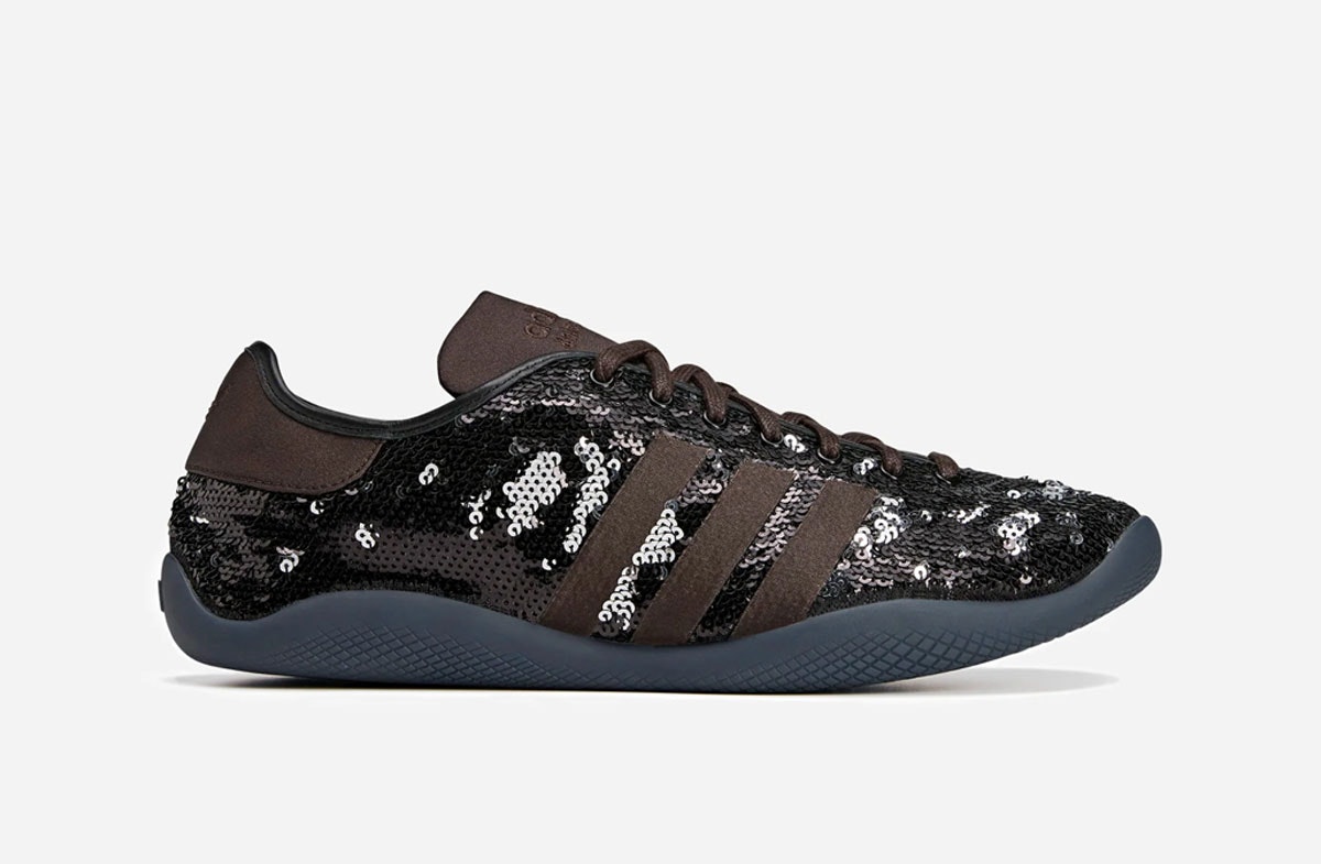 Wales Bonner x adidas Karintha Sequin Silver Brown