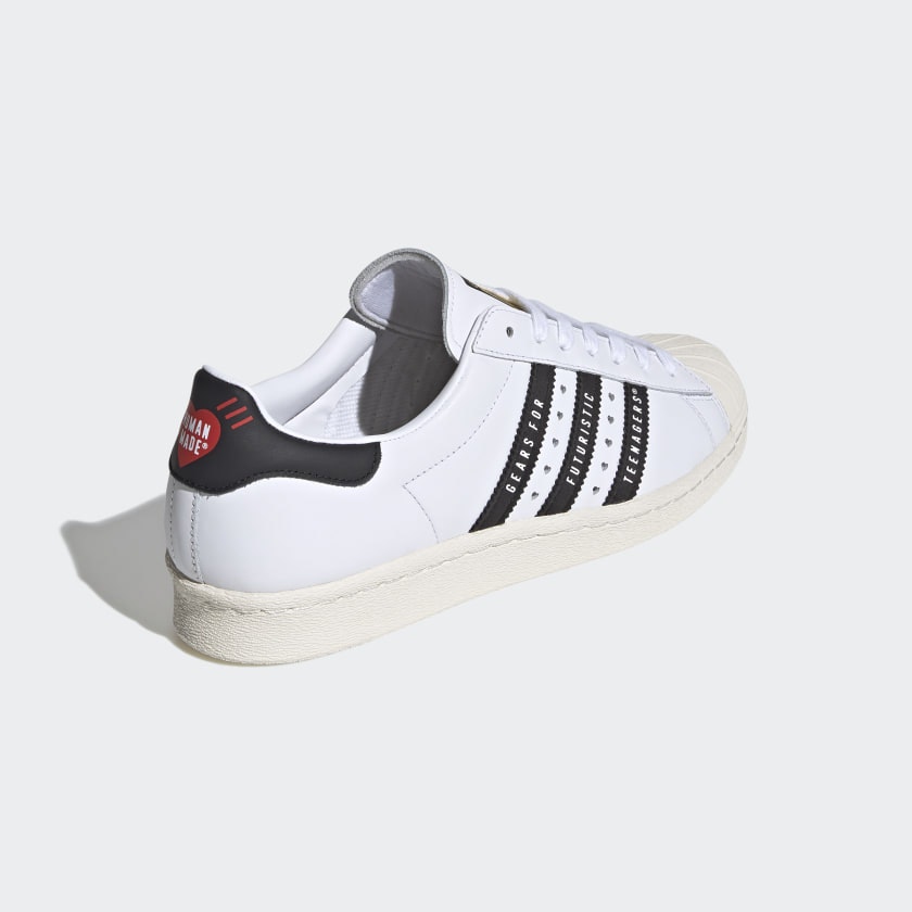 Human Made x adidas Superstar 80s (White/Black)