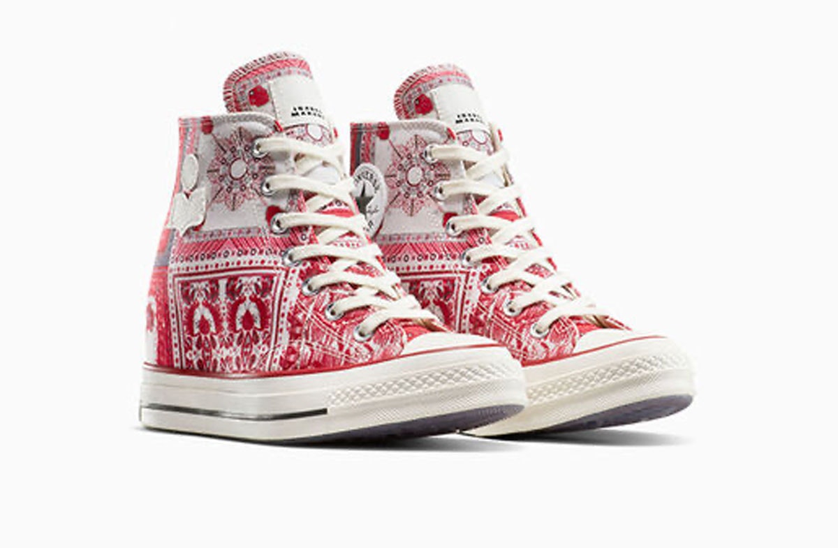 Isabel Marant x Converse Chuck 70 Wedge Vanilla Ice Red