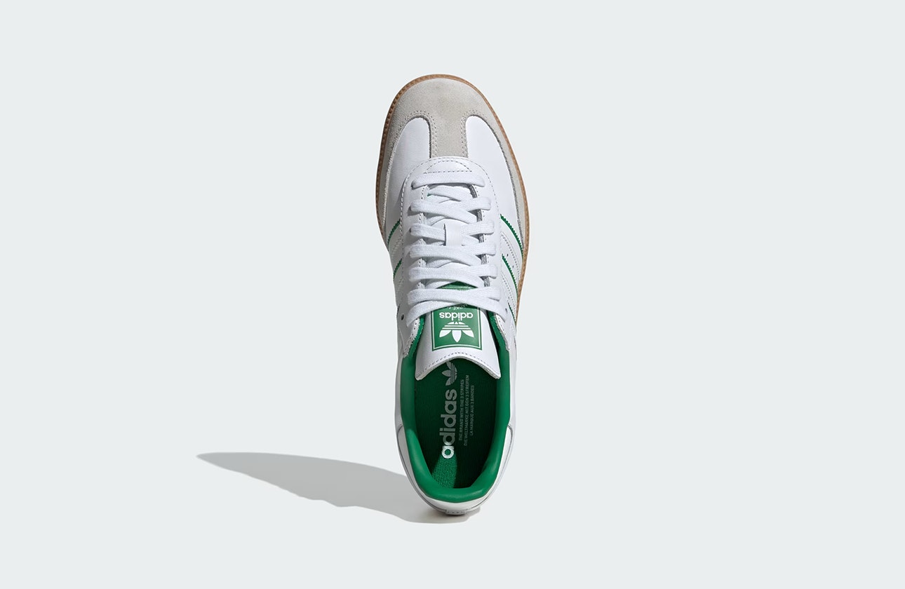 adidas Samba OG "Crystal White/Green"