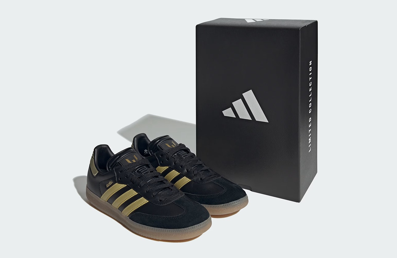 Lionel Messi x adidas Samba OG "Black Gold"