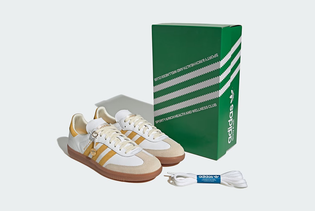 Sporty & Rich x adidas Samba "Yellow Ochre"