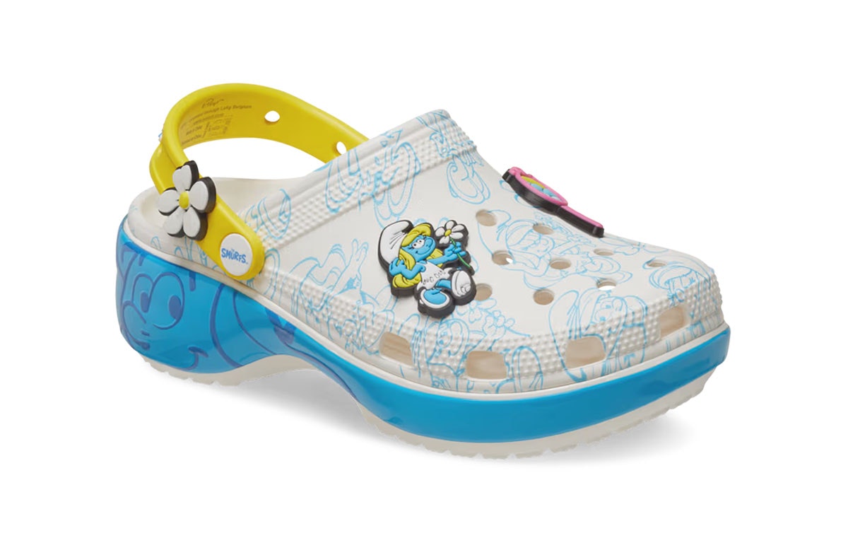 The Smurfs x Crocs Classic Platform Clog