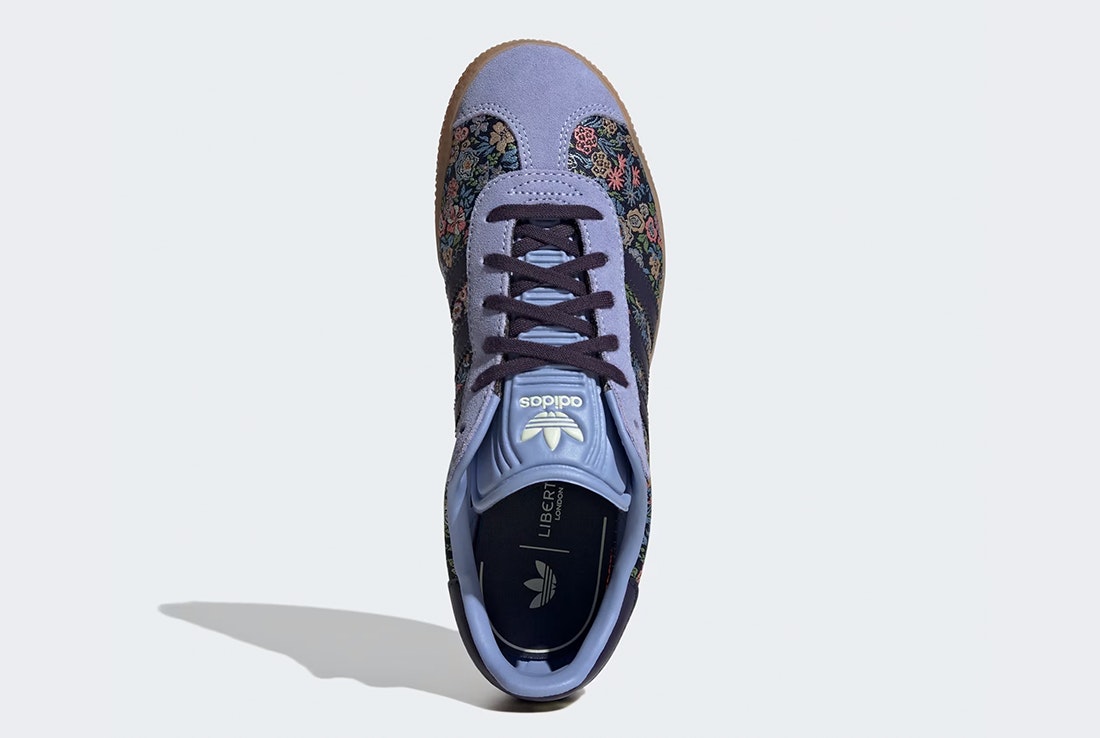 Liberty London x adidas Gazelle Kids "Purple Flower"