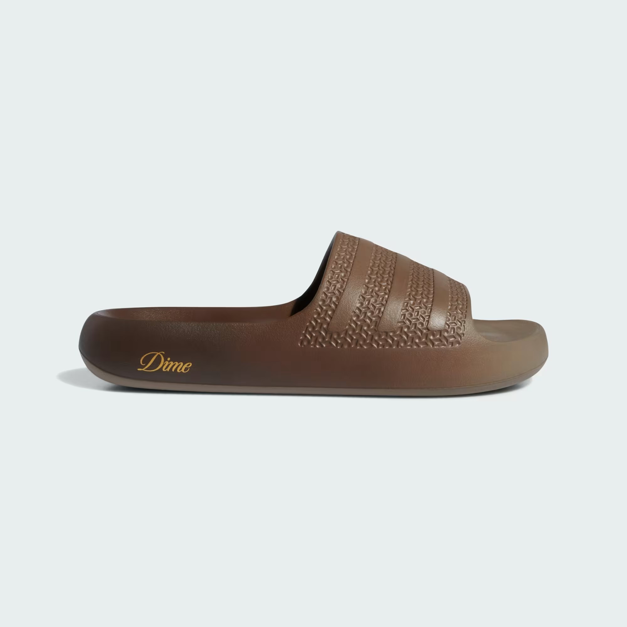 Dime x adidas Ayoon Adilette "Simple Brown"