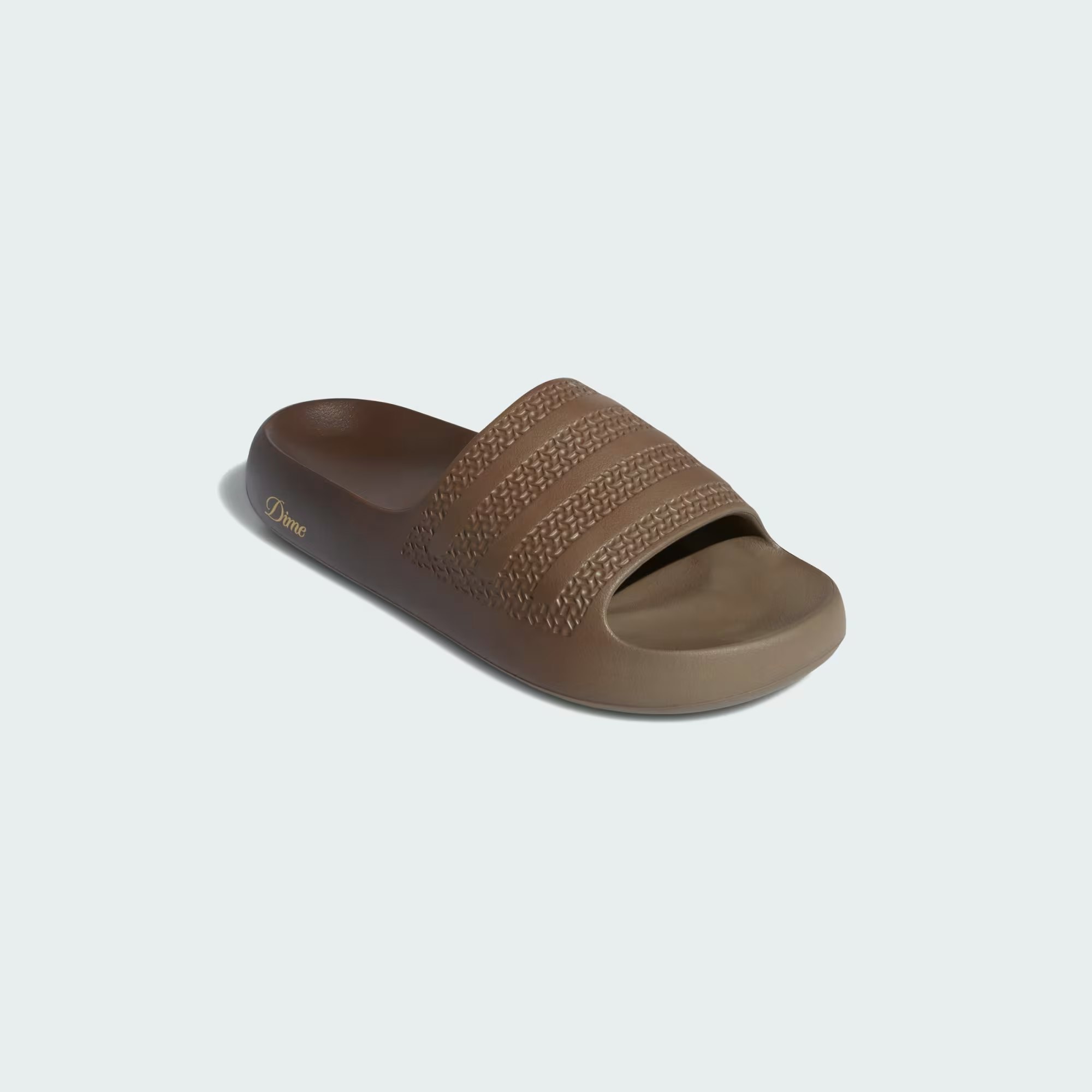 Dime x adidas Ayoon Adilette "Simple Brown"