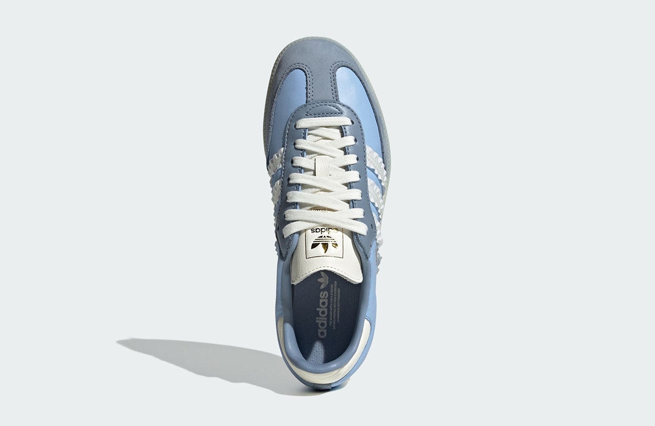 adidas Samba OG "Ruffle Stripes" (Clear Sky)