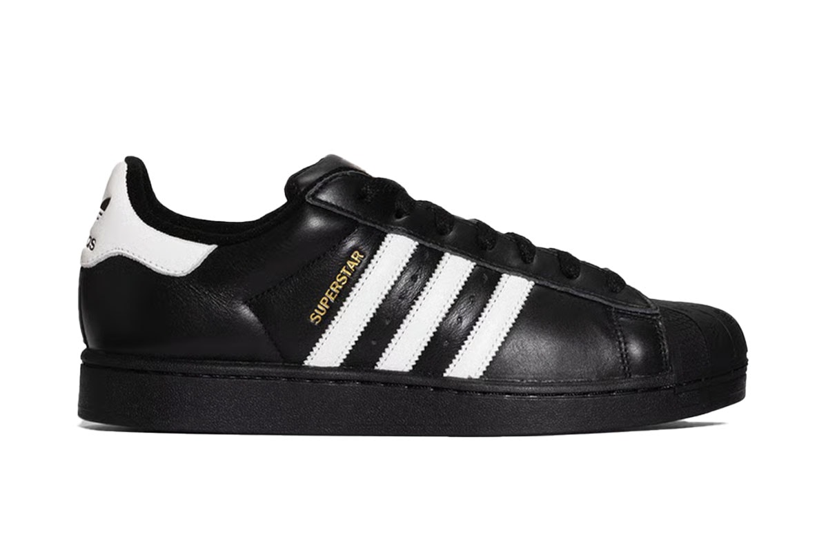 BEAMS x adidas Superstar Core Black