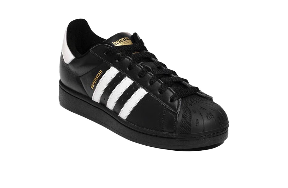 BEAMS x adidas Superstar Core Black