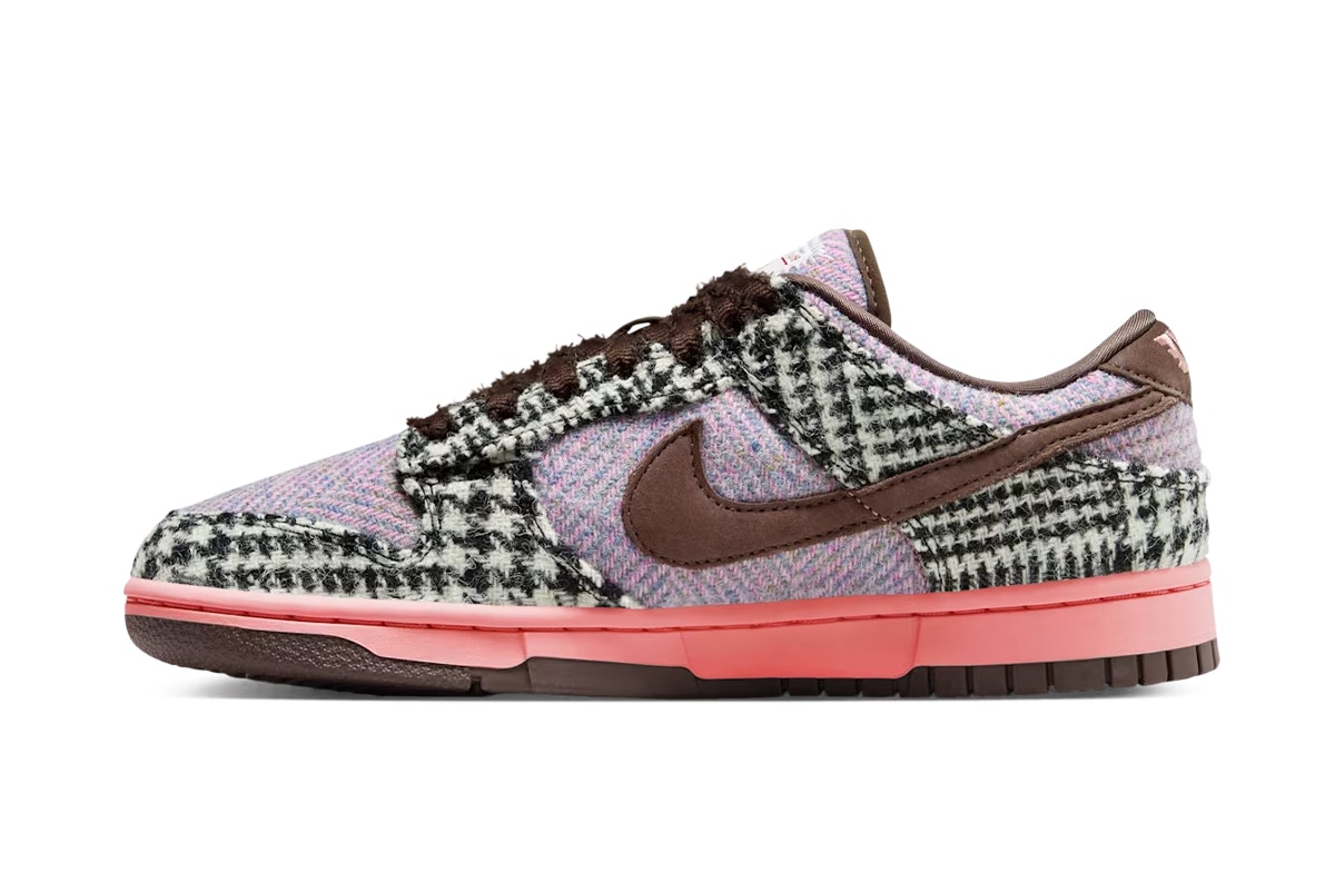 Harris Tweed x Nike Dunk Low Denim Turqouise