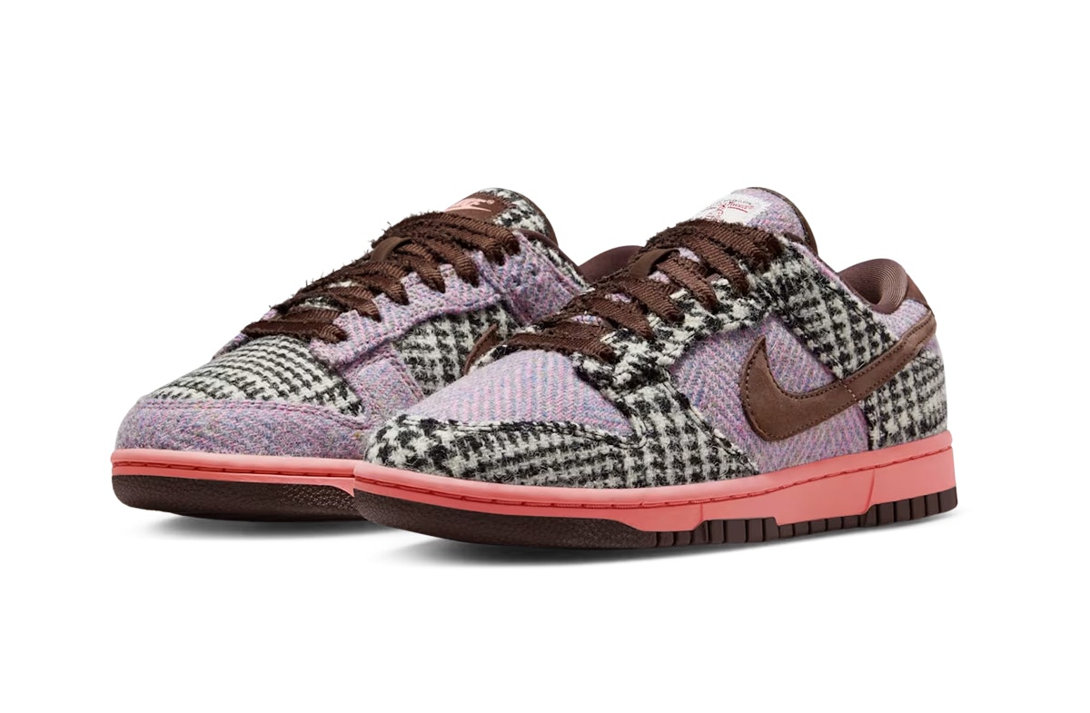 Harris Tweed x Nike Dunk Low Denim Turqouise