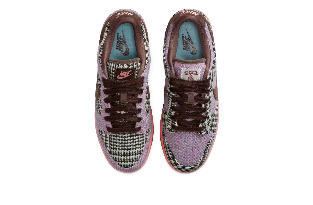 Harris Tweed x Nike Dunk Low Denim Turqouise