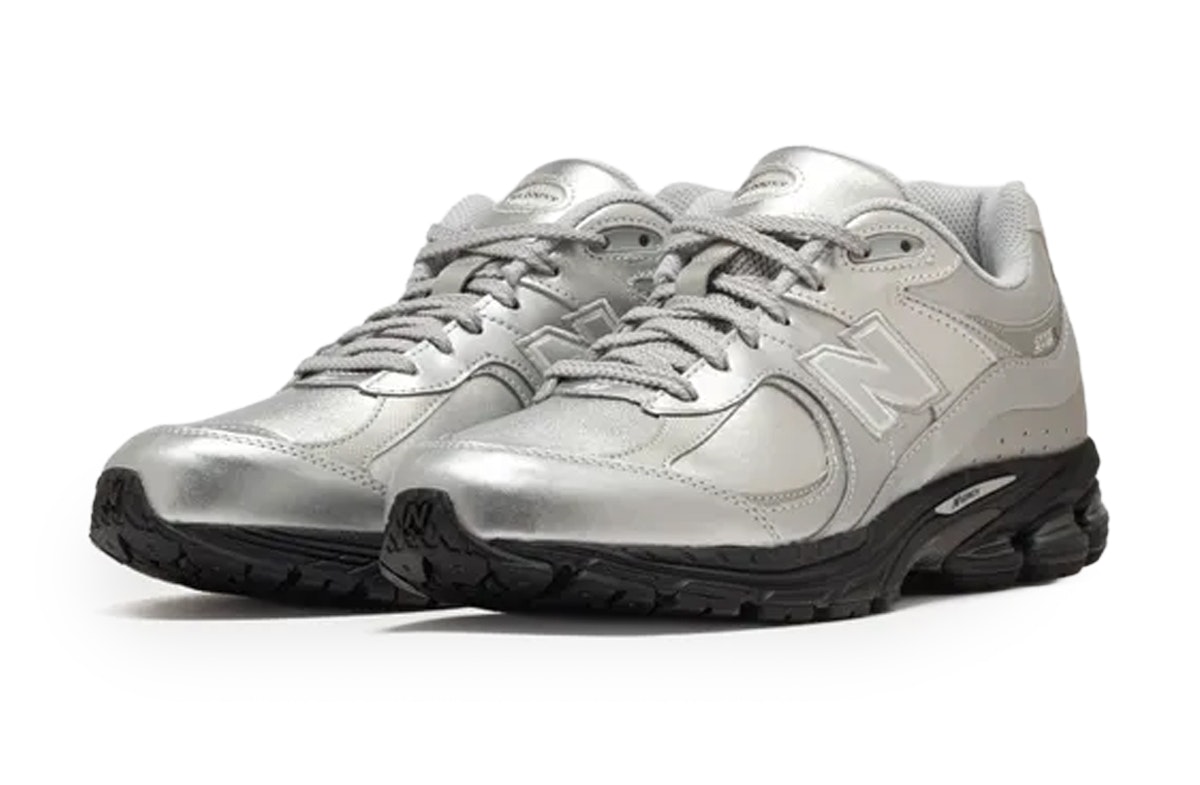 New Balance 2002R Leather Pack Silver Metallic