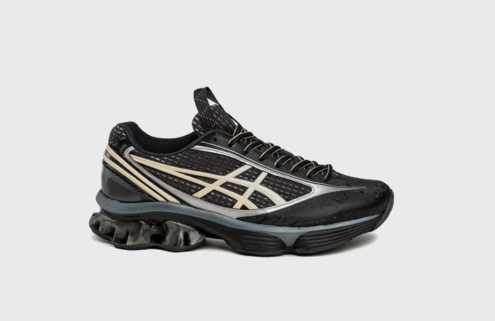 Kiko Kostadinov x Asics US6-S Gel-Kinetic Fluent Black Vanilla