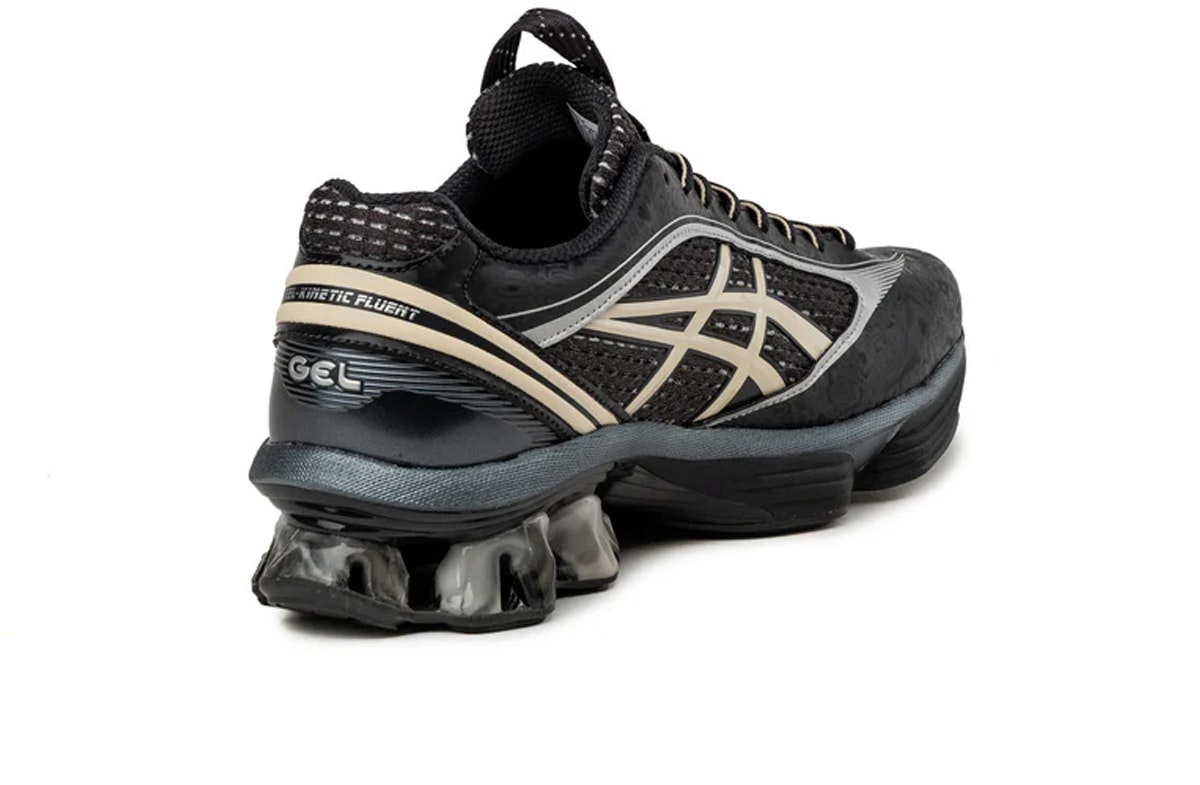 Kiko Kostadinov x Asics US6-S Gel-Kinetic Fluent Black Vanilla