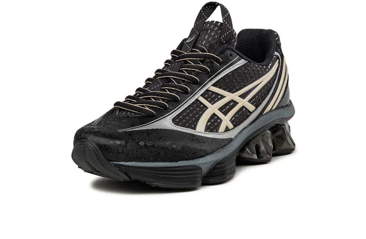 Kiko Kostadinov x Asics US6-S Gel-Kinetic Fluent Black Vanilla