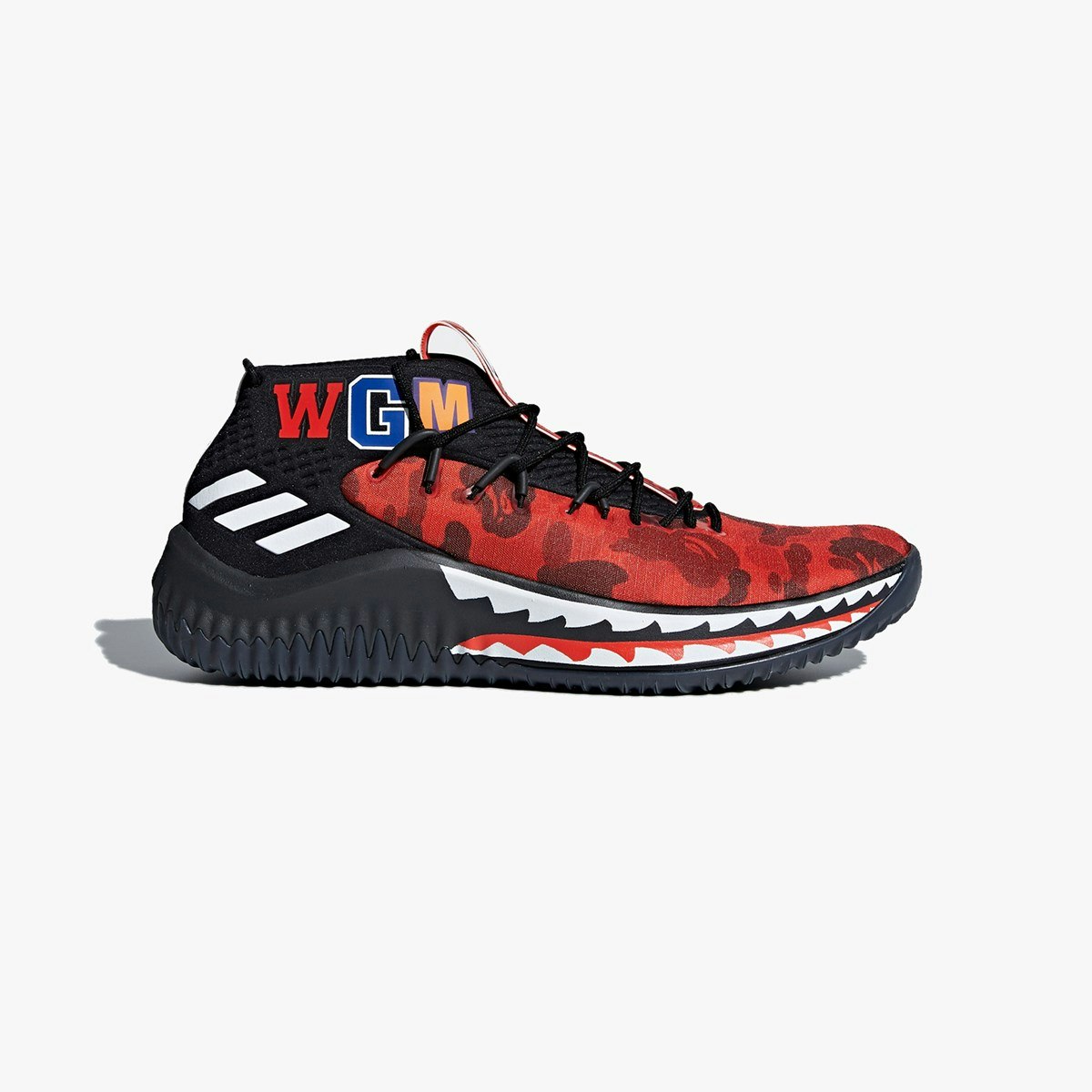 BAPE x adidas Dame 4 "Red Camo"