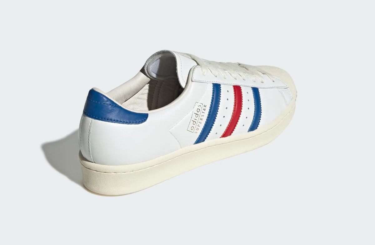 adidas Superstar Vintage Made in Germany White Blue Scarlet