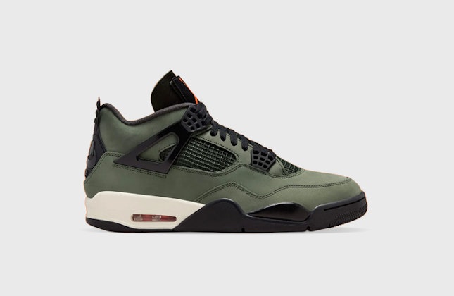 Undefeated x Nike Air Jordan 4 Olive Aura Undefeated x Nike Air Jordan 4 Olive Aura