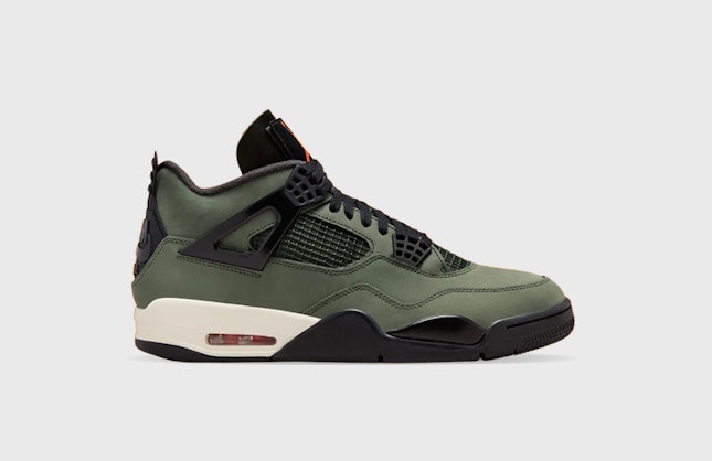 Undefeated x Nike Air Jordan 4 Olive Aura