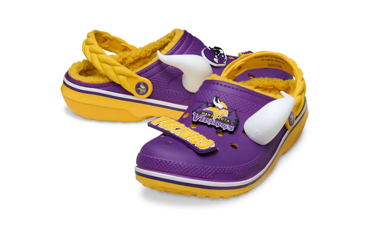 NFL x Crocs Classic Lined Clog Minnesota Vikings