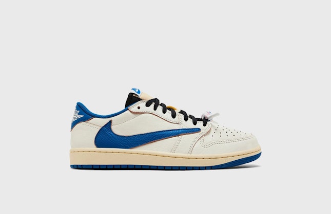 Fragment x Travis Scott x Nike Air Jordan 1 Low OG Military Blue