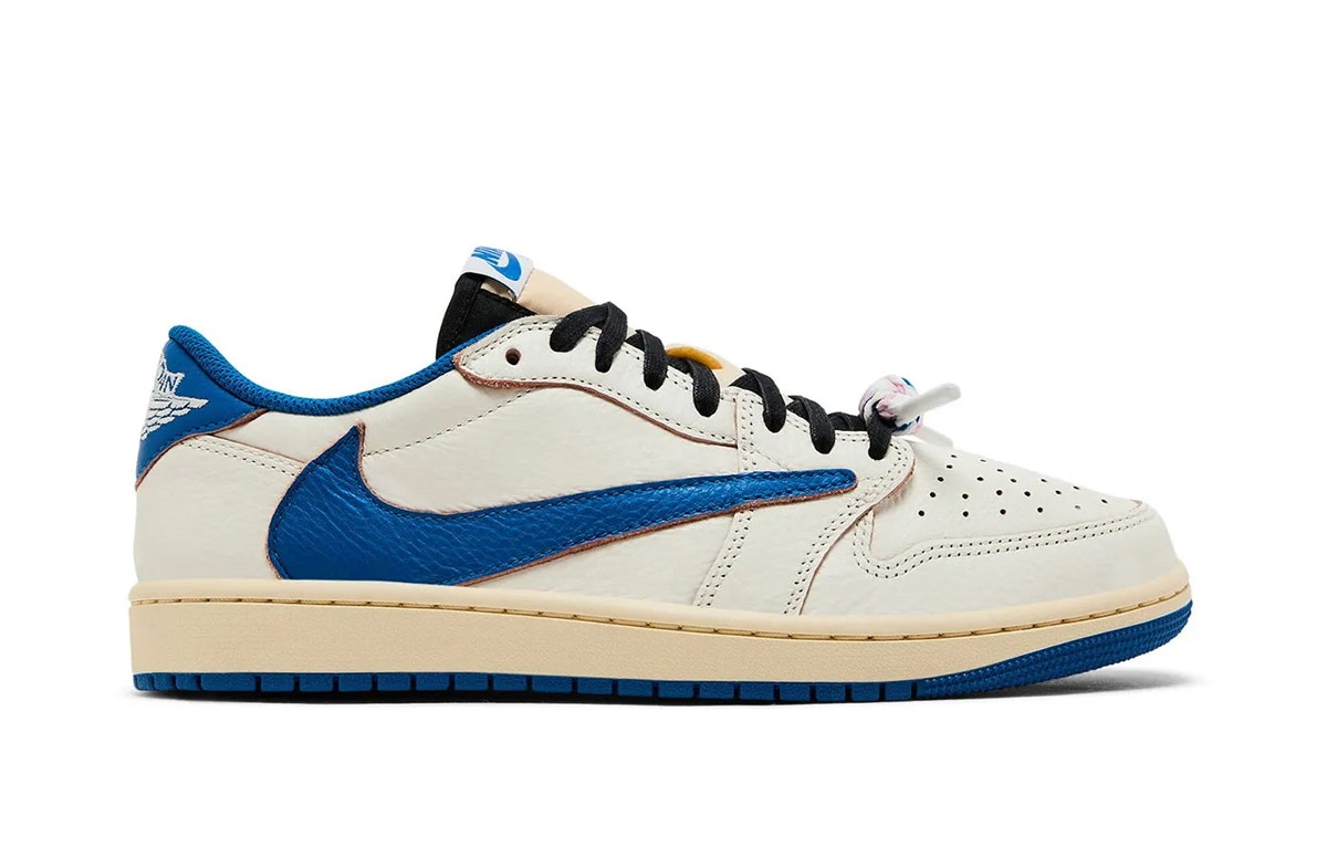 Fragment x Travis Scott x Nike Air Jordan 1 Low OG Military Blue