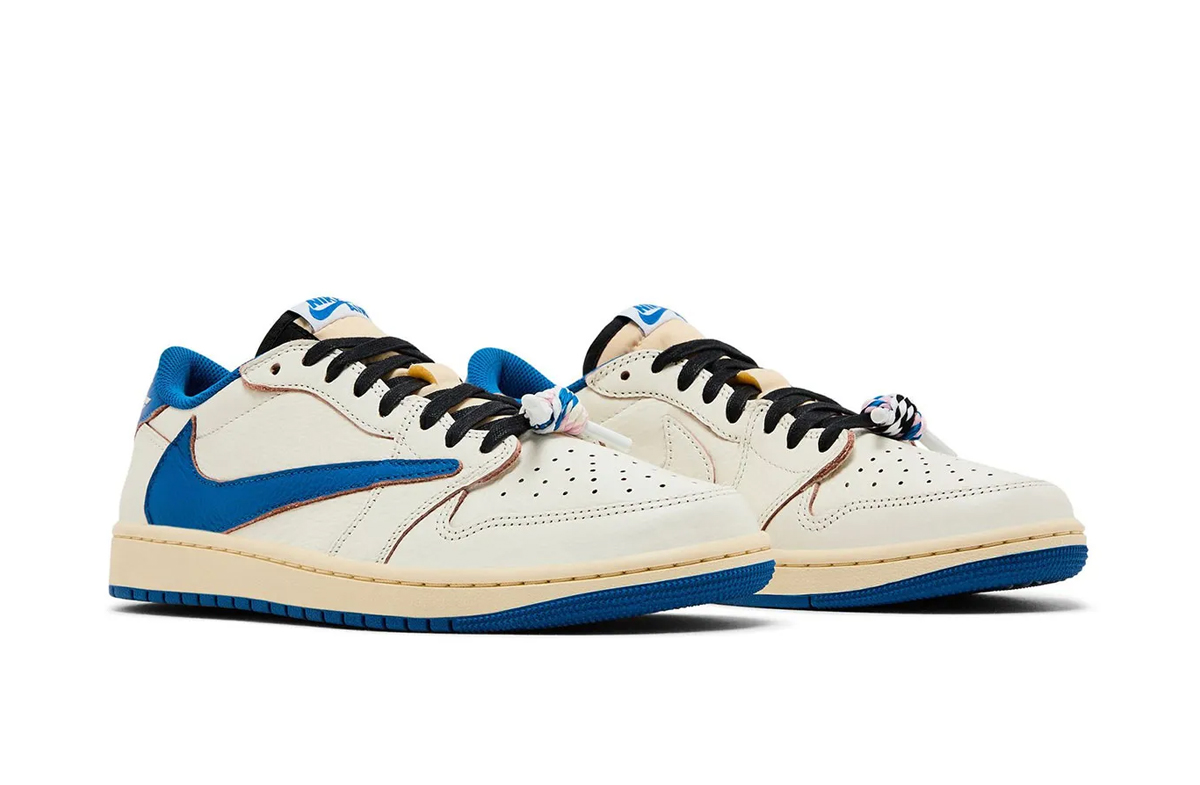 Fragment x Travis Scott x Nike Air Jordan 1 Low OG Military Blue