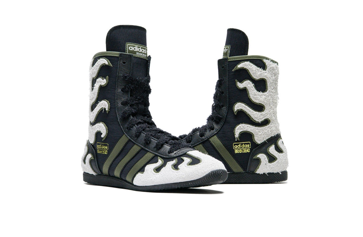 Brain Dead x adidas Japan Hi Black White Brain Dead x adidas Japan Hi Black White