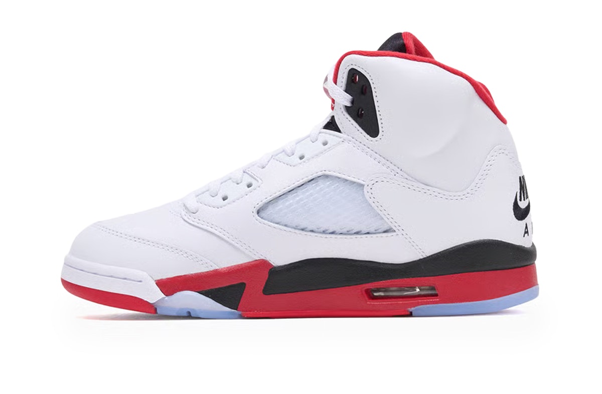 Nike Air Jordan 5 OG Fire Red Black Tongue 2025