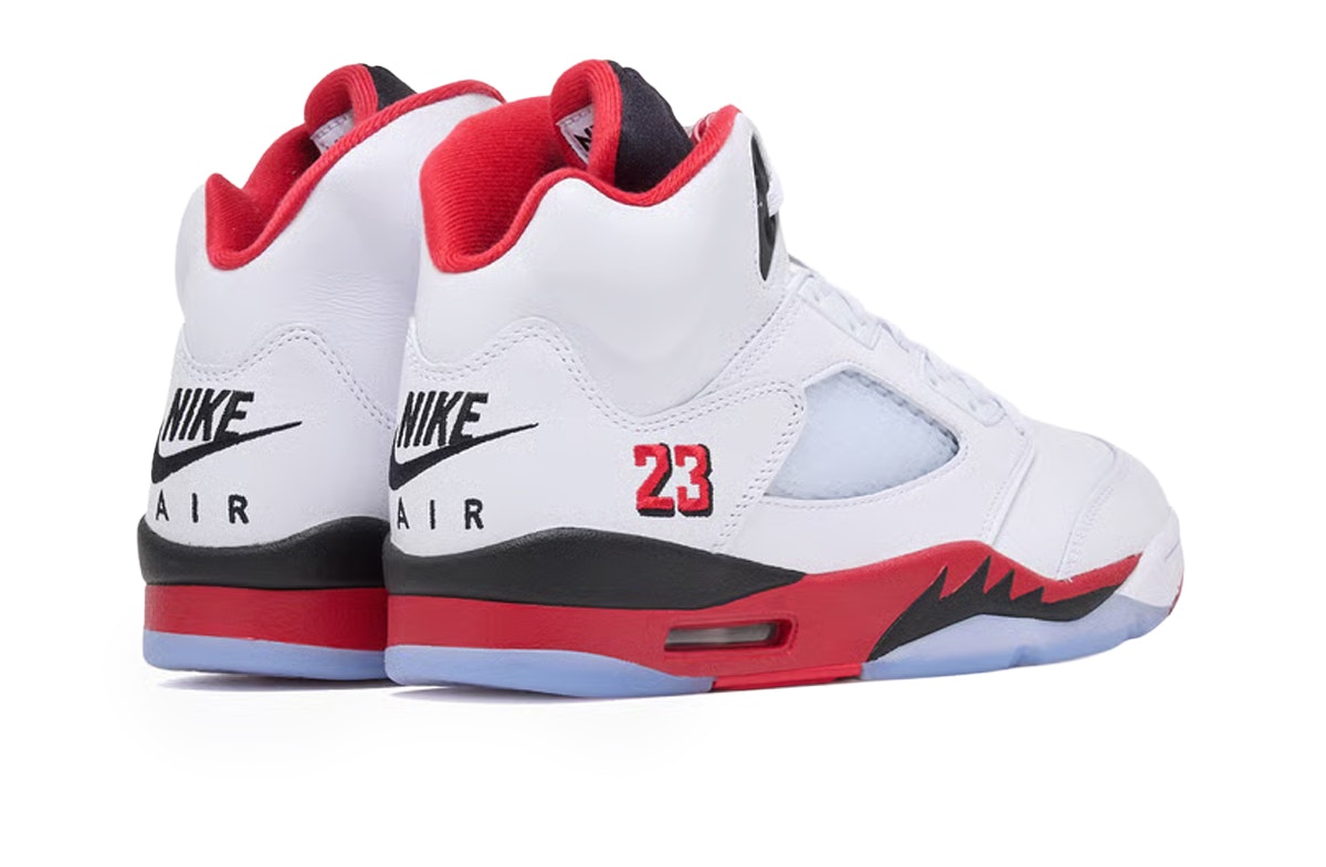 Nike Air Jordan 5 OG Fire Red Black Tongue 2025