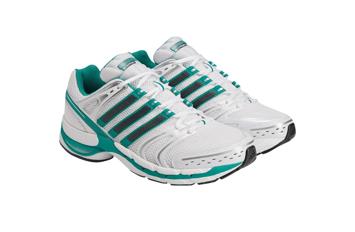 Sporty & Rich x adidas Adistar Control 5 White Teal