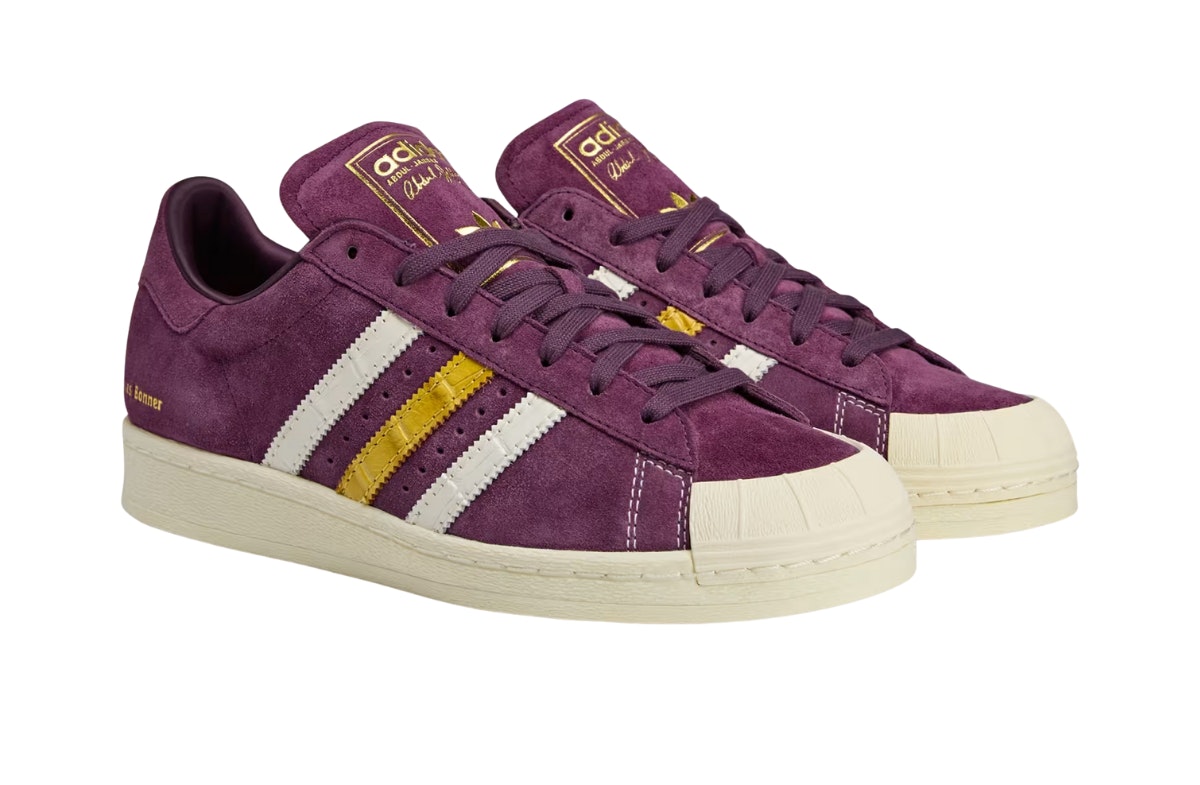 Wales Bonner x adidas Jabbar Low Maroon Oat Wales Bonner x adidas Jabbar Low Maroon Oat