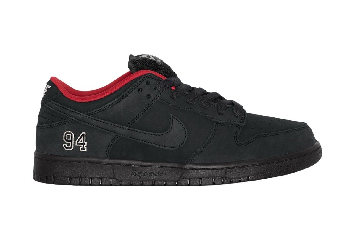 Supreme x Nike SB Dunk Low 94 Black